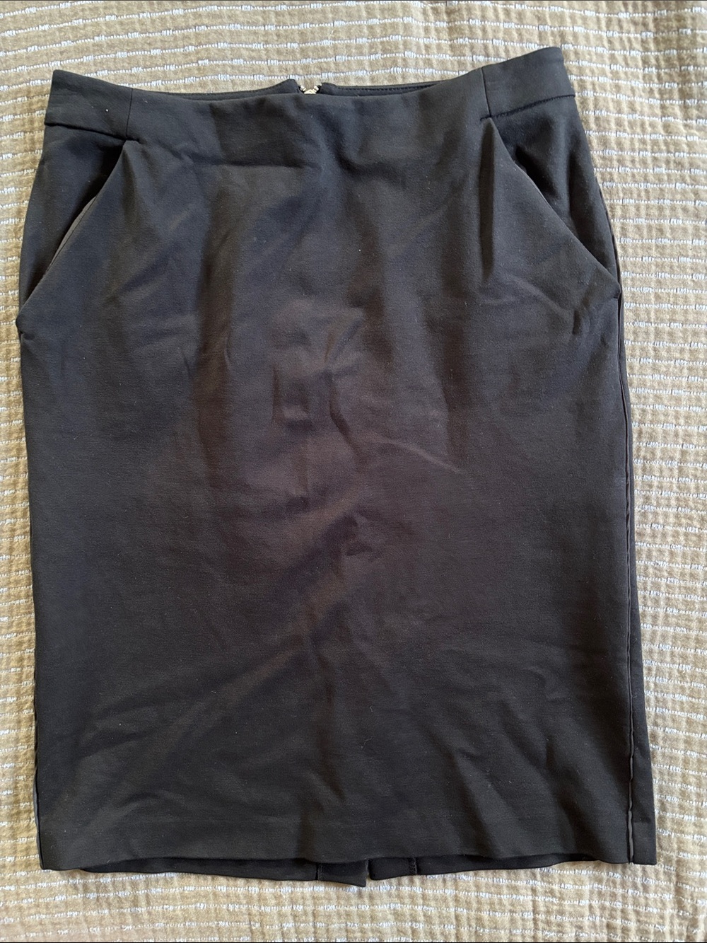 A New Day Ebony Black Pocket Pencil Skirt Size 10